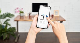 Control desk height with a single tap on any compatible mobile device