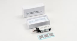 Adapters include QR code stickers to connect to desks via the UPLIFT Desk App