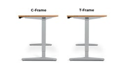 Choose between two frame styles: C-Frame and T-Frame.
