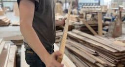 Uniquely yours: Construction begins on your Narrative Desk when  the order is placed