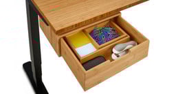 The smaller boxes can be used in drawers, like the UPLIFT Bamboo Drawer