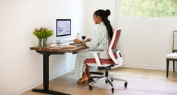 The Envoke Ergonomic Chair adjusts to meet your needs with nine points of adjustment for the best ergonomic office chair fit