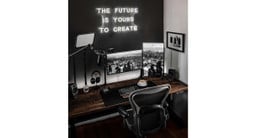 Walnut Butcher Block UPLIFT Standing Desk - Shared by James K.